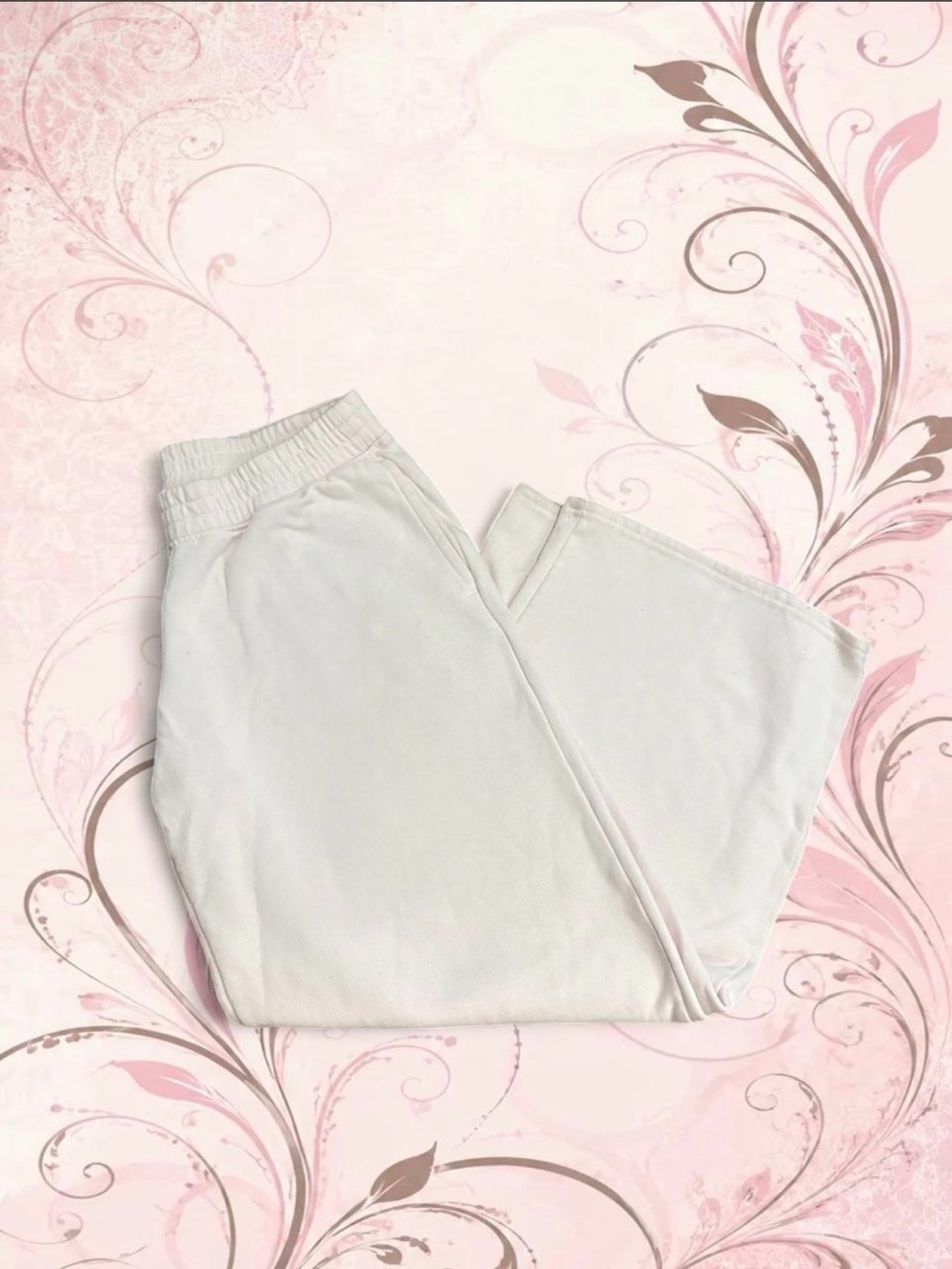 Hollister Cream Kids Wide-Leg Sweatpants